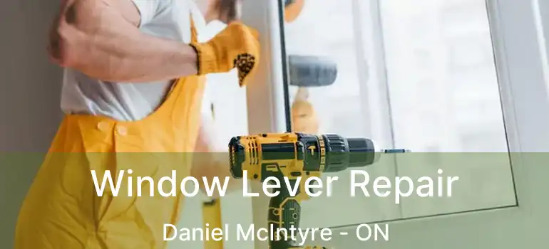  Window Lever Repair Daniel McIntyre - ON