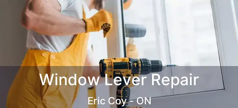  Window Lever Repair Eric Coy - ON