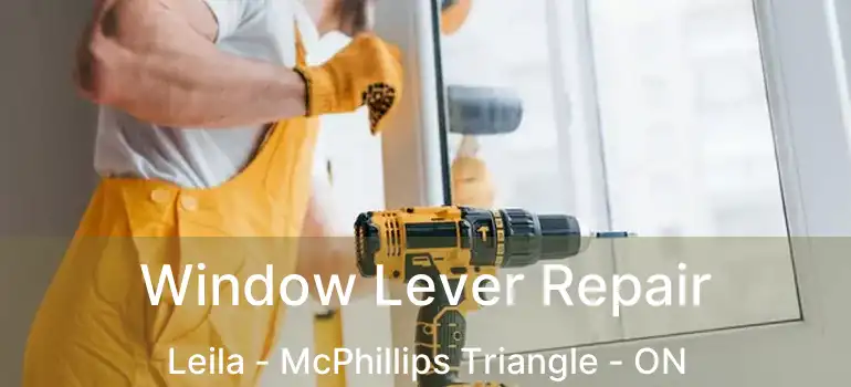  Window Lever Repair Leila - McPhillips Triangle - ON