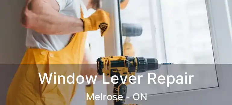  Window Lever Repair Melrose - ON
