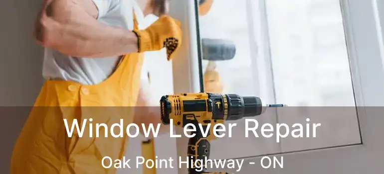  Window Lever Repair Oak Point Highway - ON