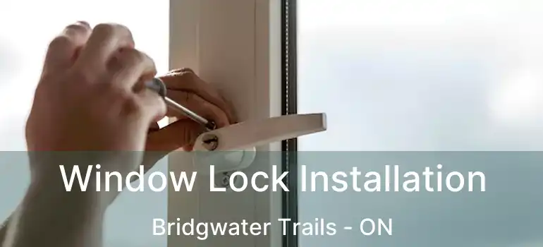  Window Lock Installation Bridgwater Trails - ON