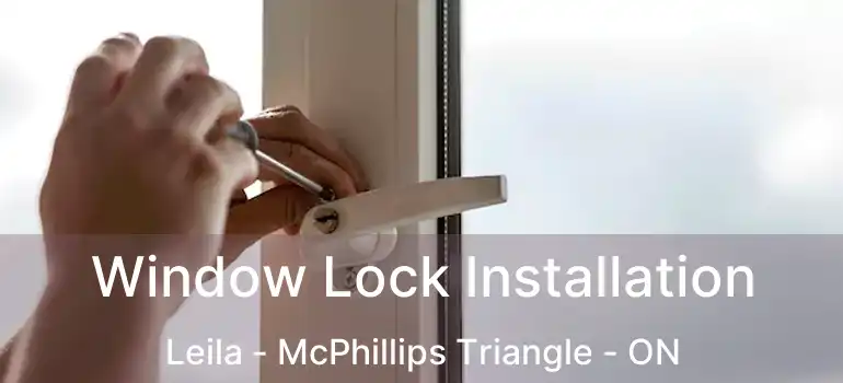  Window Lock Installation Leila - McPhillips Triangle - ON