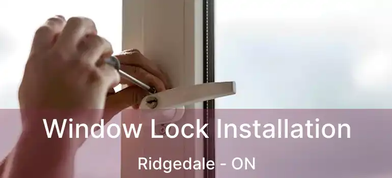  Window Lock Installation Ridgedale - ON