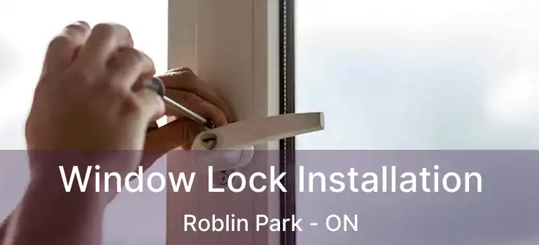  Window Lock Installation Roblin Park - ON