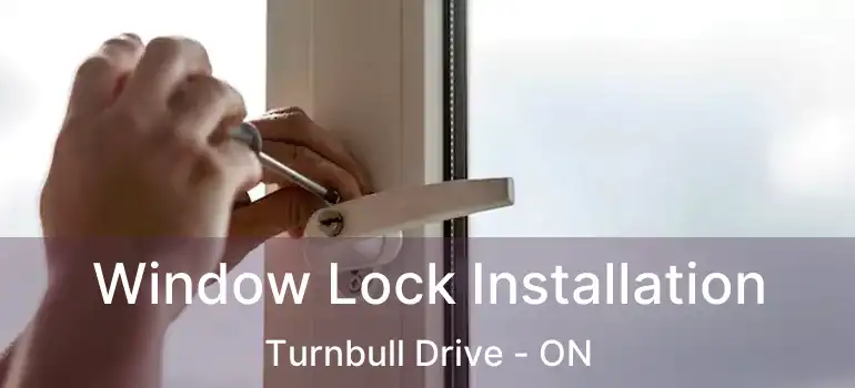  Window Lock Installation Turnbull Drive - ON