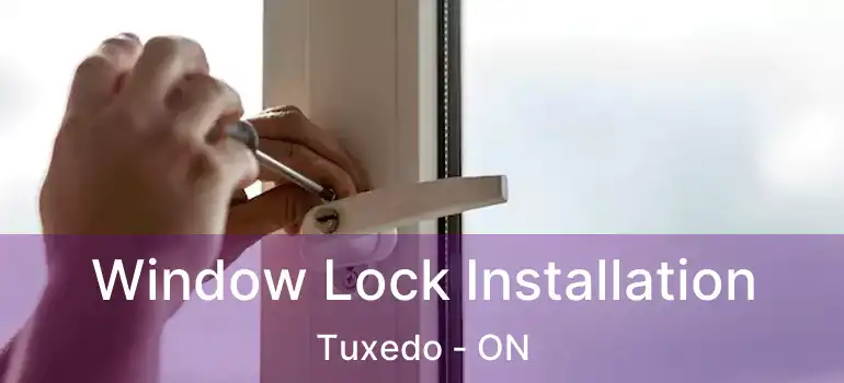  Window Lock Installation Tuxedo - ON