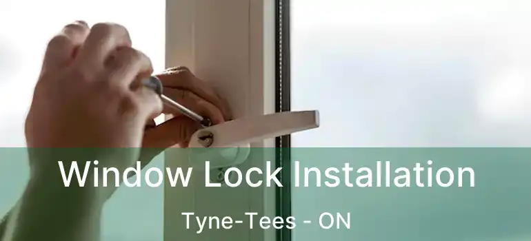  Window Lock Installation Tyne-Tees - ON