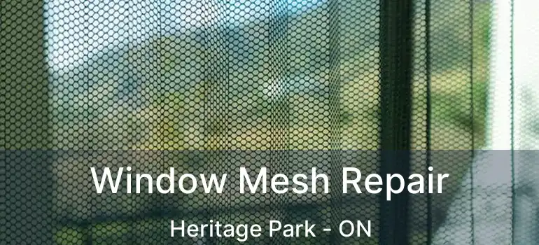  Window Mesh Repair Heritage Park - ON
