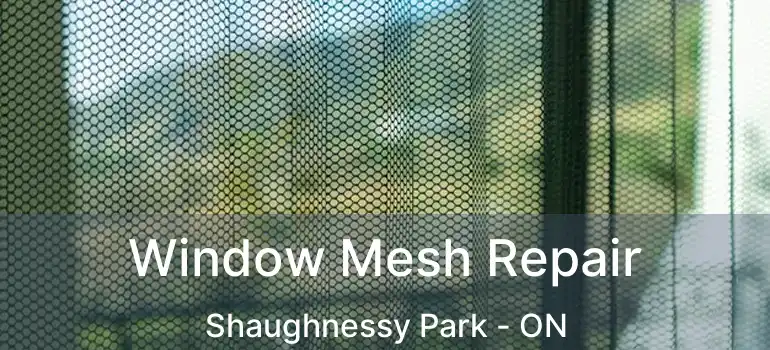  Window Mesh Repair Shaughnessy Park - ON