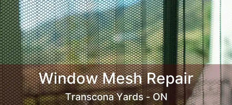  Window Mesh Repair Transcona Yards - ON
