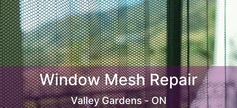  Window Mesh Repair Valley Gardens - ON