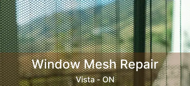  Window Mesh Repair Vista - ON