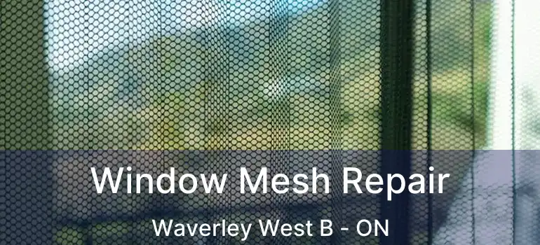  Window Mesh Repair Waverley West B - ON