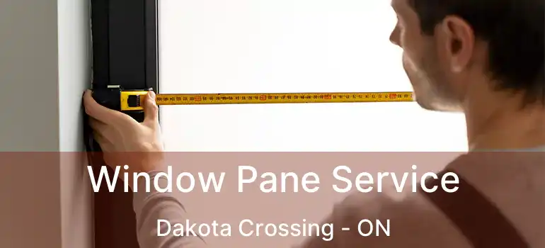  Window Pane Service Dakota Crossing - ON