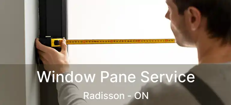  Window Pane Service Radisson - ON