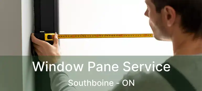  Window Pane Service Southboine - ON