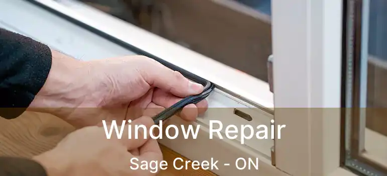  Window Repair Sage Creek - ON
