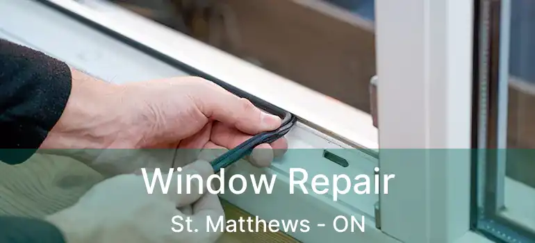  Window Repair St. Matthews - ON