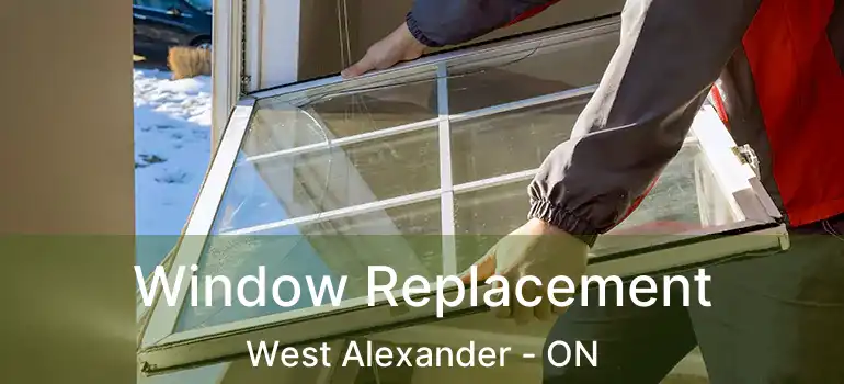  Window Replacement West Alexander - ON