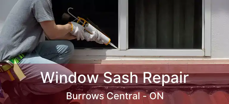  Window Sash Repair Burrows Central - ON