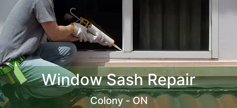  Window Sash Repair Colony - ON