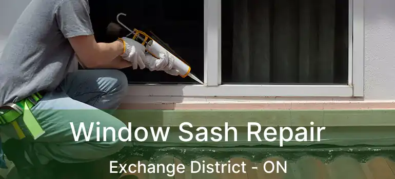  Window Sash Repair Exchange District - ON