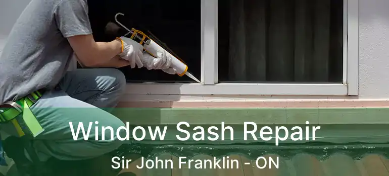  Window Sash Repair Sir John Franklin - ON