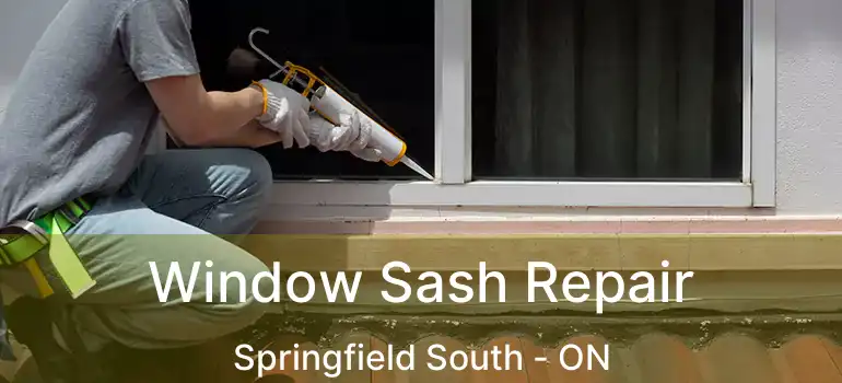  Window Sash Repair Springfield South - ON
