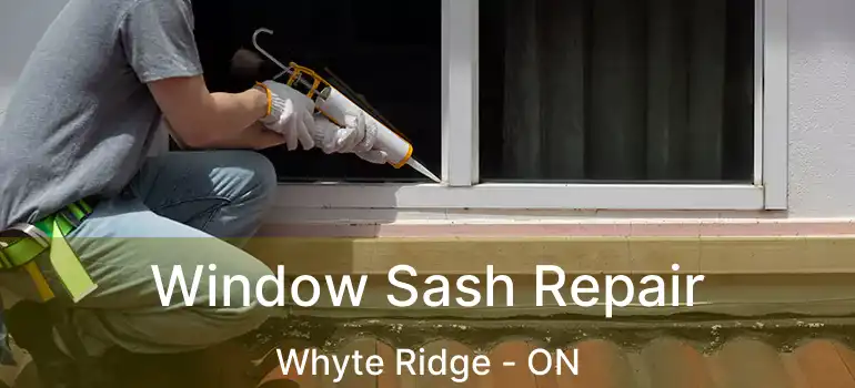  Window Sash Repair Whyte Ridge - ON