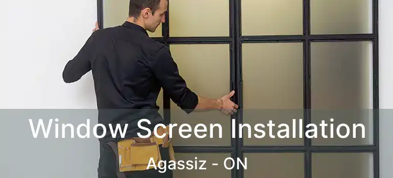  Window Screen Installation Agassiz - ON