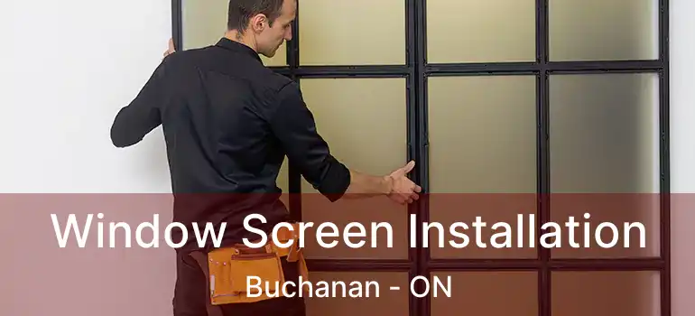  Window Screen Installation Buchanan - ON