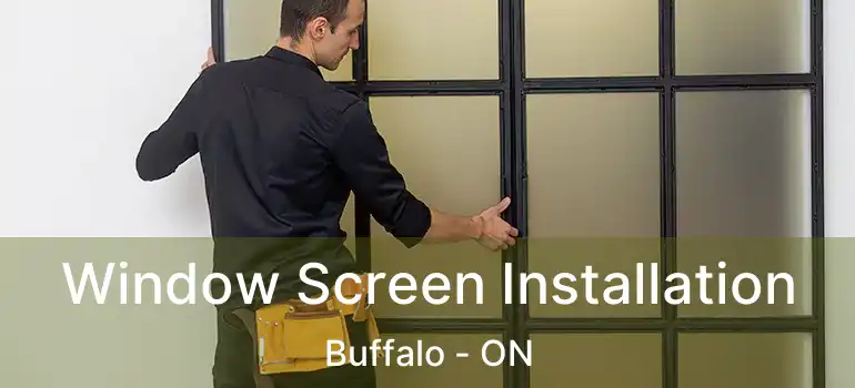  Window Screen Installation Buffalo - ON