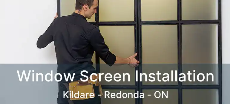  Window Screen Installation Kildare - Redonda - ON