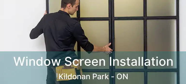  Window Screen Installation Kildonan Park - ON