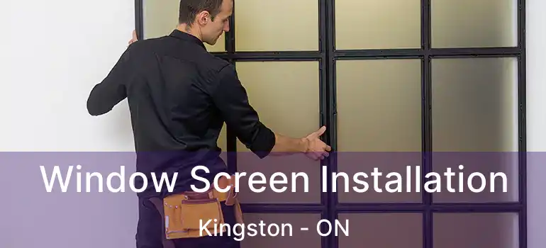  Window Screen Installation Kingston - ON