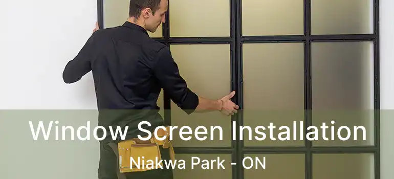  Window Screen Installation Niakwa Park - ON
