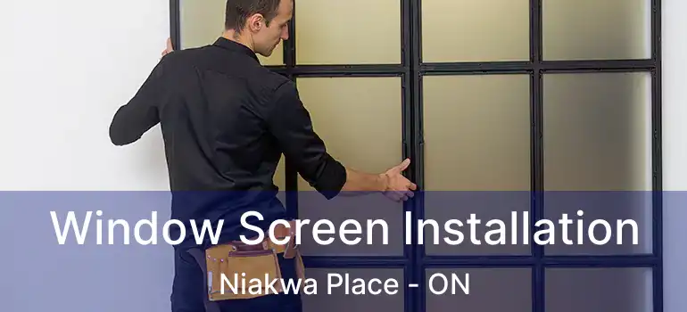  Window Screen Installation Niakwa Place - ON