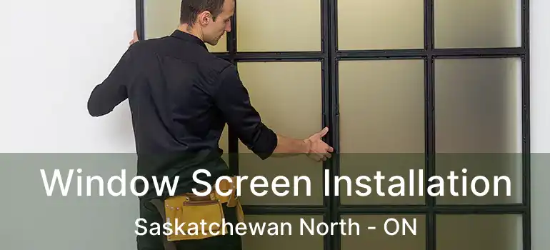  Window Screen Installation Saskatchewan North - ON