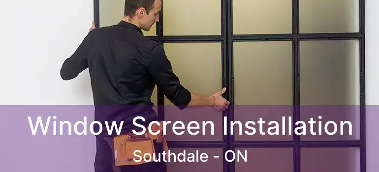  Window Screen Installation Southdale - ON