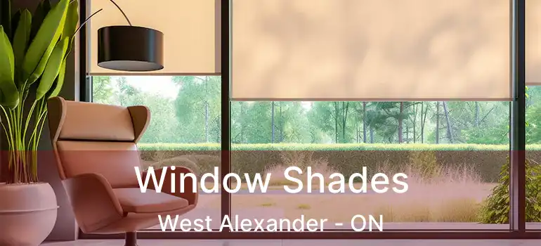  Window Shades West Alexander - ON