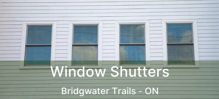  Window Shutters Bridgwater Trails - ON