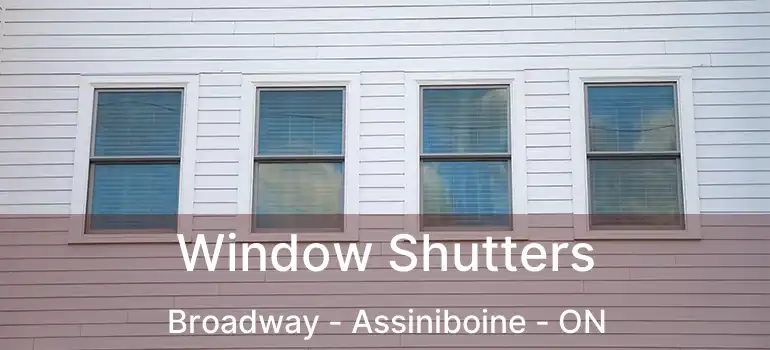  Window Shutters Broadway - Assiniboine - ON