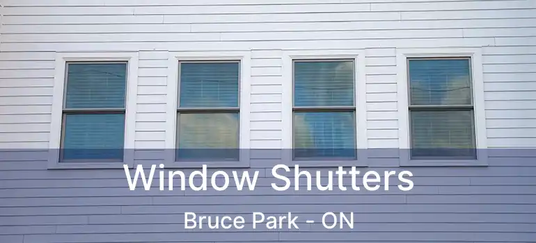  Window Shutters Bruce Park - ON