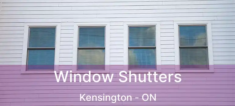  Window Shutters Kensington - ON