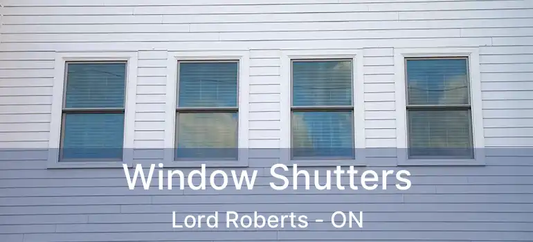 Window Shutters Lord Roberts - ON