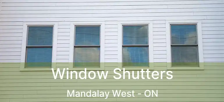  Window Shutters Mandalay West - ON