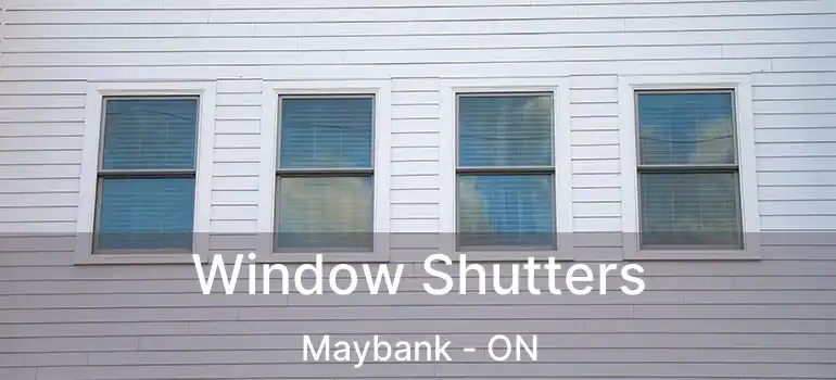  Window Shutters Maybank - ON