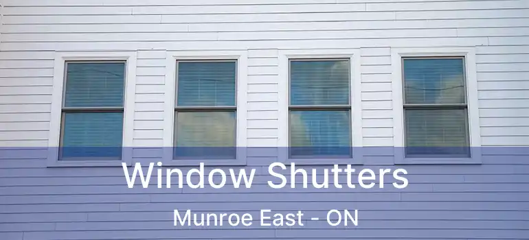  Window Shutters Munroe East - ON