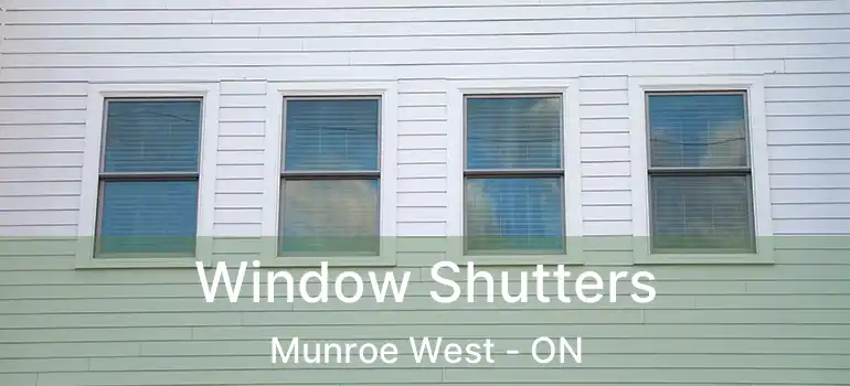  Window Shutters Munroe West - ON